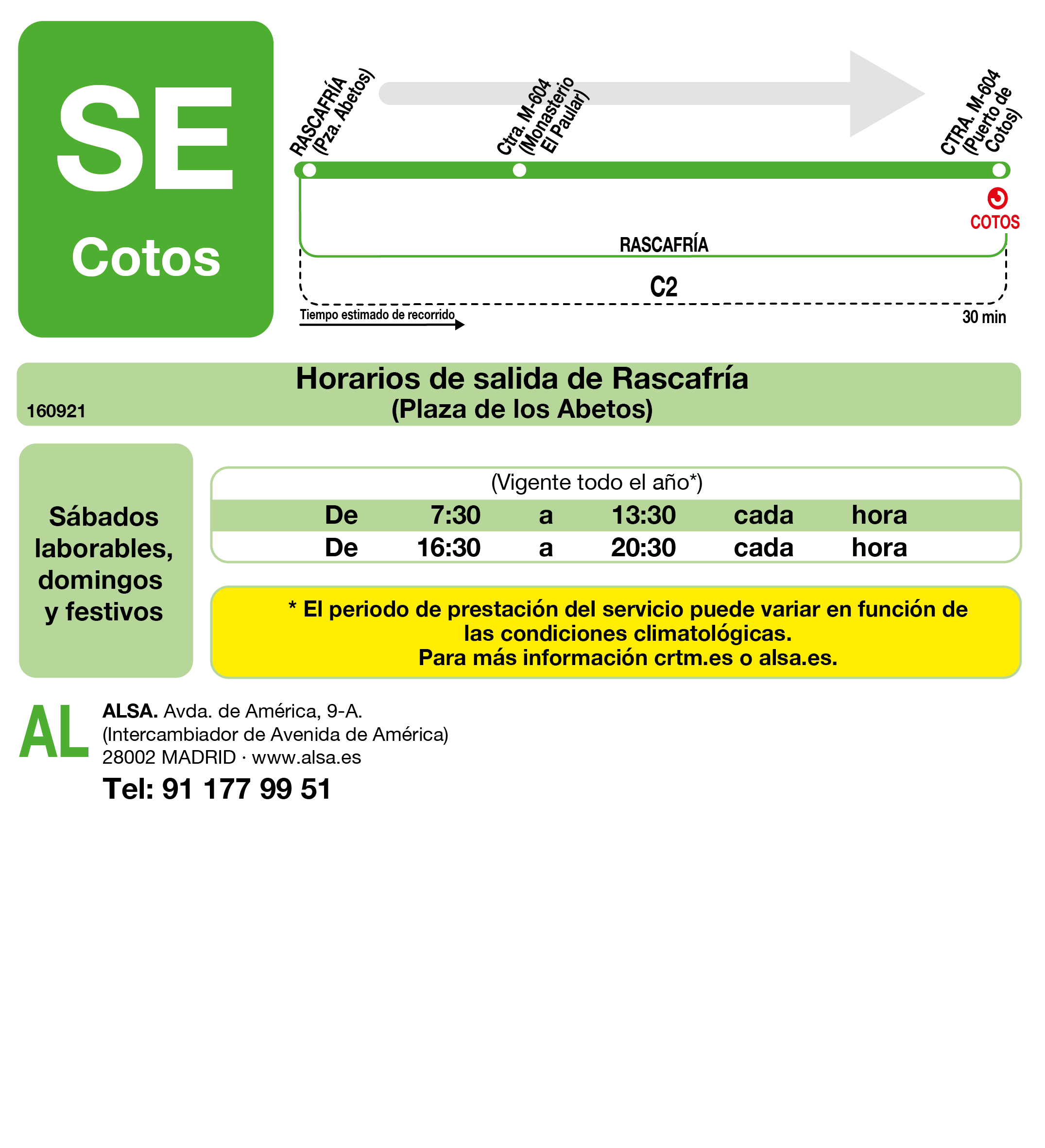 Esquema ida linea