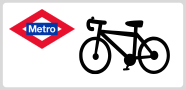 Madrid en bici Metro