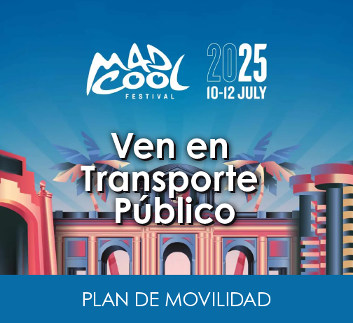 Enlace a la información sobre refuerzos en transporte público durante el Festival Mad Cool