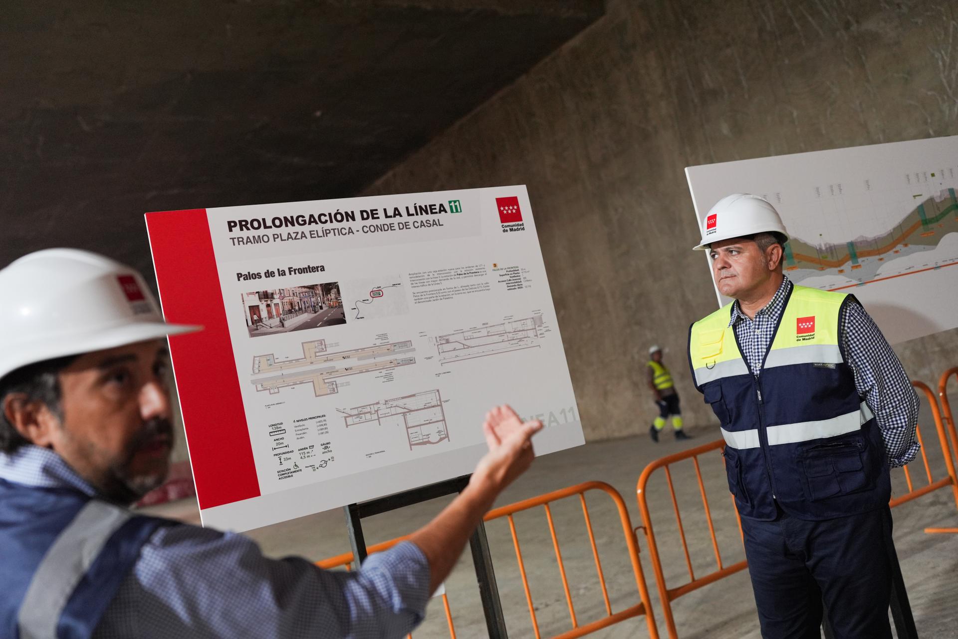 Culmina conexión en la ampliación de la L11 de Metro