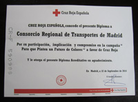 Reconociemiento de Cruz Roja