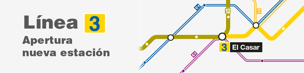 La línea 3 de Metro llega hasta El Casar