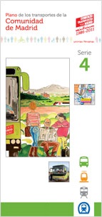 
Plano de los transportes de la Comunidad de Madrid