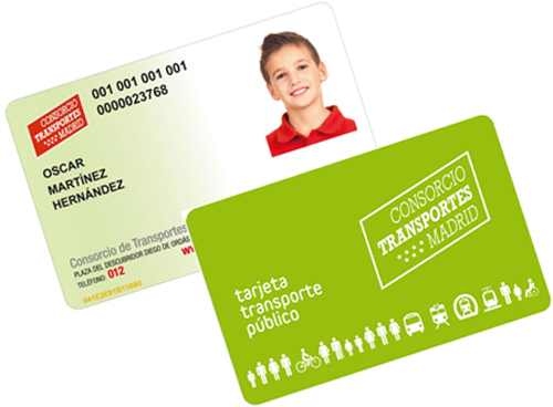Tarjeta Transporte Público Infantil