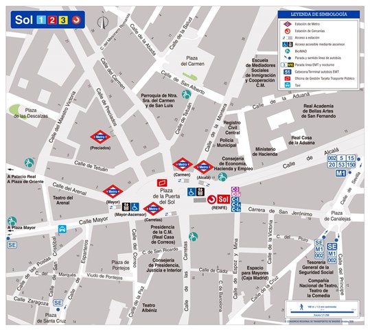 Plano Zonal Metro Sol