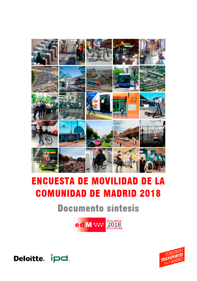 
Encuesta Domiciliaria de Movilidad en la Comunidad de Madrid. EDM2018