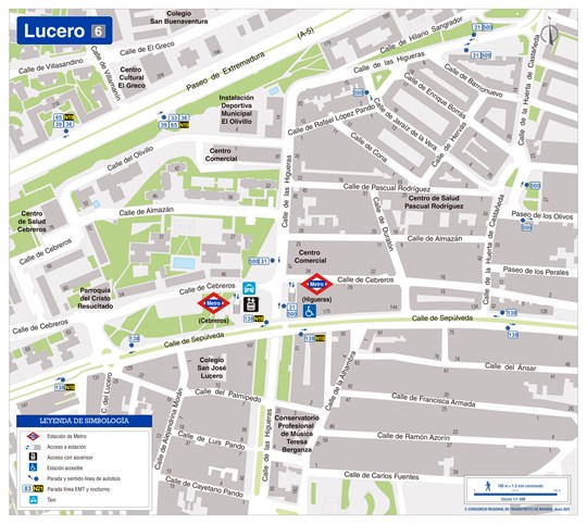 Plano Zonal Metro Lucero