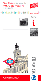 
Plano Histórico de la red de Metro de Madrid (1919-2019)