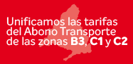 Imagen animada de las zonas tarifarias de la Comunidad de Madrid