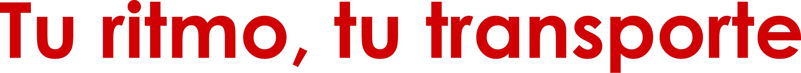 Lema que acompaña al logo del Consorcio Regional de Transportes de Madrid