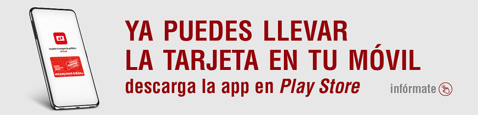 Ya puedes llevar la tarjeta en tu móvil (descarga la app en Play Store)