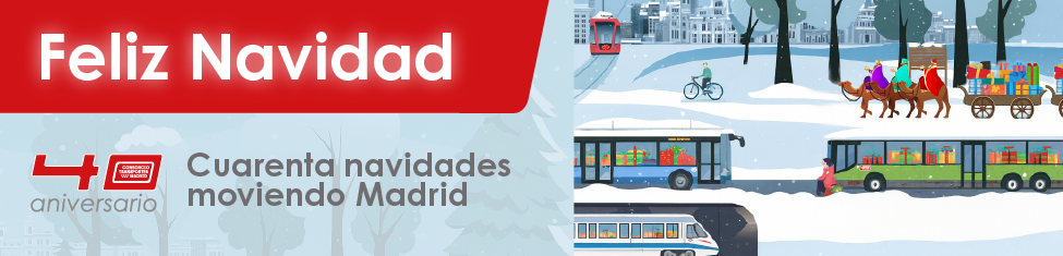 Cuarenta navidades moviendo Madrid (plan de movilidad)