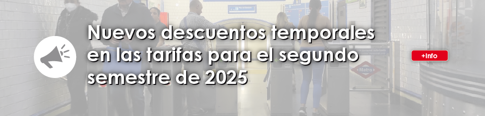 Nuevos descuentos temporales en las tarifas para el segundo semestre de 2025