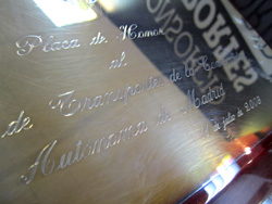 Placa de Honor de la Comunidad Madrid