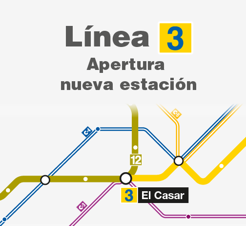 La línea 3 de Metro llega hasta El Casar