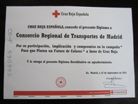 Reconociemiento de la Cruz Roja