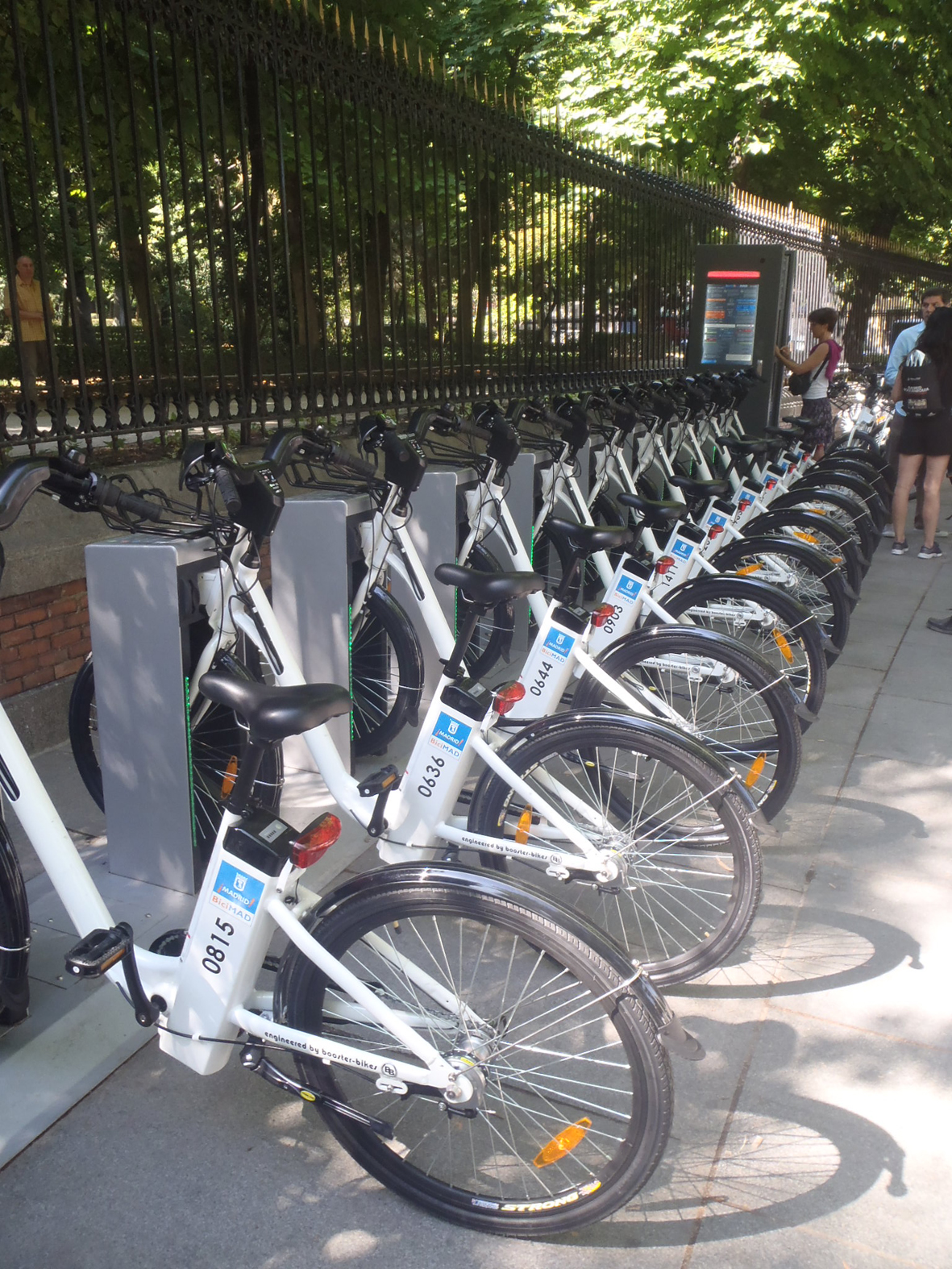 Public bicycles in Madrid