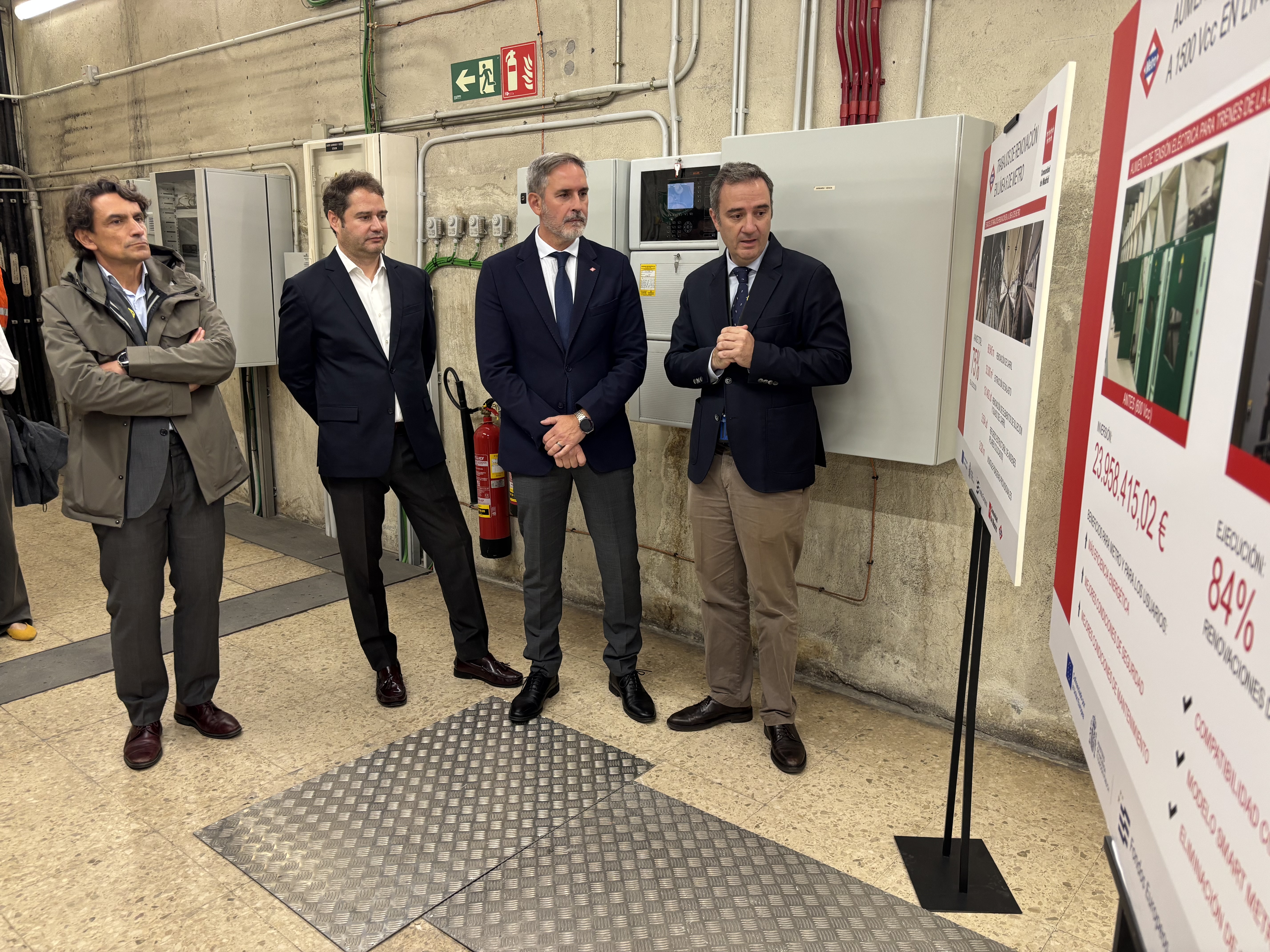 José María García en la estación de República Argentina