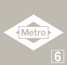 Icono de la línea 6 de Metro