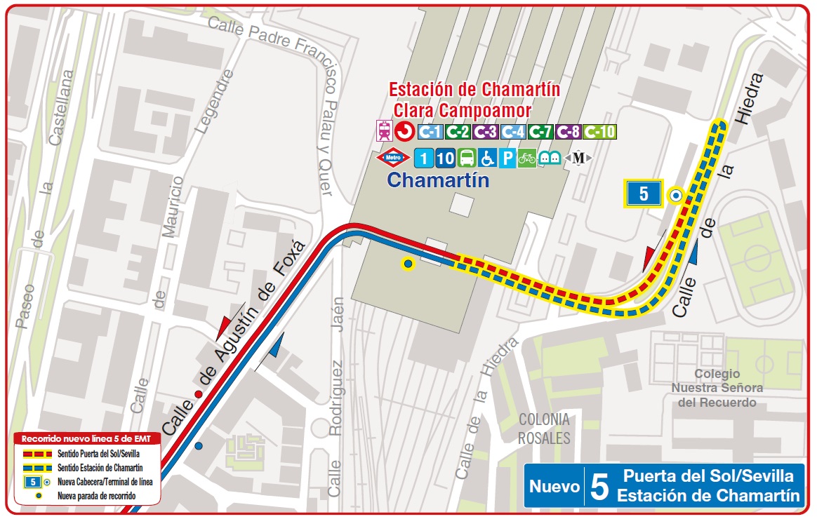 Prolongación de la línea 5 de EMT de Madrid
