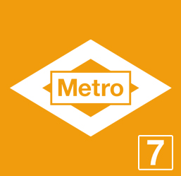 Icono de línea 7 de Metro