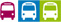 Logos autobuses larga distancia, interurbanos y EMT