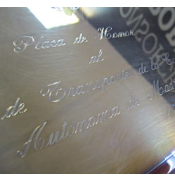 Placa de  Honor de la Comunidad Madrid